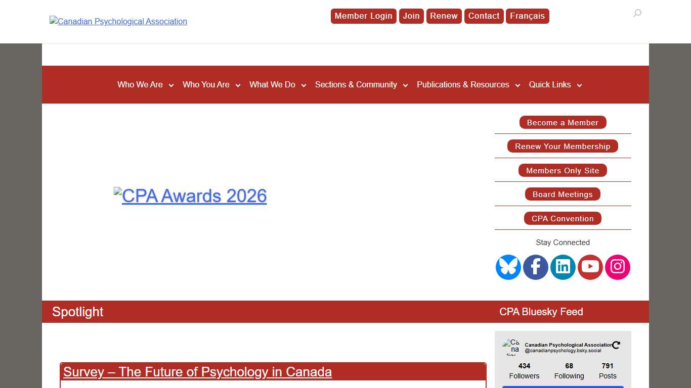 Canadian Psychological Association - Homepage